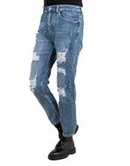Mom jeans met flinke slijtage van Hello Miss, Kleding | Dames, Spijkerbroeken en Jeans, Nieuw, W28 - W29 (confectie 36), Verzenden