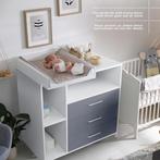 Ladekast voor babykamer - Baby kast - Babycommode - 113x53x1, Verzenden, Nieuw