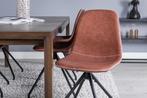 Eetkamerstoel - Elina  - Bruin  - PU-Leer - Jörn, Verzenden, Nieuw