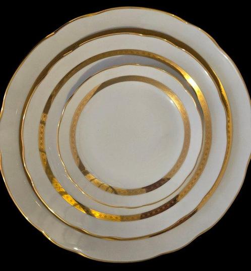 Limoges - Eetservies (44) - Porselein - Châtres-sur-Cher, Antiek en Kunst, Antiek | Meubels | Tafels