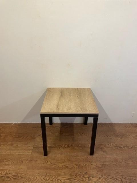 Gebruikte Retro Tafel (60x60cm) - T1382 - Vintage/Café, Huis en Inrichting, Tafels | Eettafels, Ophalen