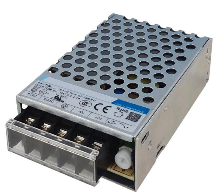 Inbouwvoeding - 12 volt - 2,1 ampère - 25,2 watt, Hobby en Vrije tijd, Elektronica-componenten, Verzenden