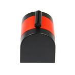 Spoel met afzetlint voor wandmontage  -  Wit & Rood  -  10 m, Verzenden