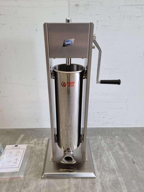 RVS Verticale vulbus stopbus worstvuller 7 liter Horeca, Zakelijke goederen, Horeca | Keukenapparatuur, Nieuw in verpakking, Ophalen of Verzenden