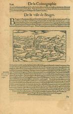 Zicht op Bruges, Antiek en Kunst, Kunst | Etsen en Gravures