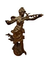 Farbel - Beeld, Vrouwenfiguur - 35 cm - Verguld brons