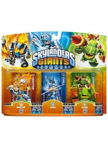 Skylanders Giants Triple Pack-Ignitor Chill Zook (Diversen), Verzamelen, Beelden en Beeldjes, Nieuw, Ophalen of Verzenden