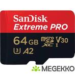 SanDisk Extreme PRO 64GB MicroSDXC Geheugenkaart, Computers en Software, RAM geheugen, Verzenden, Nieuw