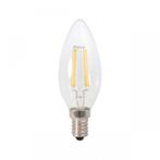 LED lamp E14 | kaarslamp C35 | 4W=40W | daglichtwit filament, Nieuw, Verzenden