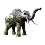 Olifant beeld - 62 cm -metaal - handgemaakt uit Afrika, Ophalen of Verzenden, Nieuw