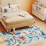 TRUUSK Tapijt Met Snelwegpatroon - Witte Achtergrond - Zacht, Verzenden, Nieuw