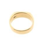 Gouden zegelring, Sieraden, Tassen en Uiterlijk, Ringen, Gebruikt, Overige kleuren, Ophalen of Verzenden, 17 tot 18