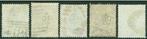 Groot-Brittannië 1867 - SG118-120b cv €5740 - All 5 colors, Gestempeld