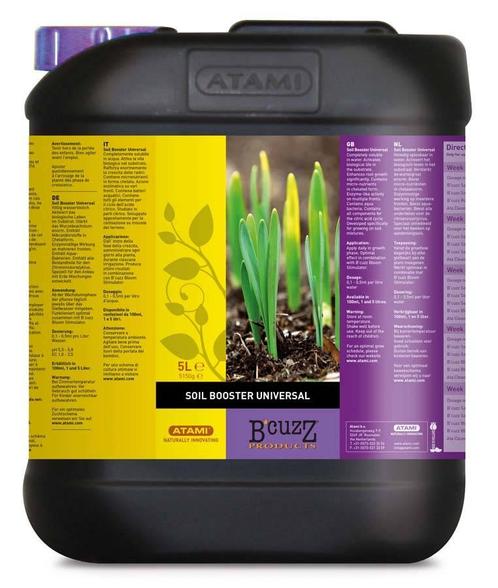 Atami Bcuzz Soil Booster universal 5 ltr, Tuin en Terras, Plantenvoeding, Nieuw, Ophalen of Verzenden