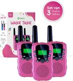 AyeKids Walkie Talkie voor Kinderen – Set van 3 Walkie, Ophalen of Verzenden, Nieuw