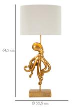 TAFELLAMP OCTOPUS GOUD CM Ø 30,5X64,5, Huis en Inrichting, Ophalen of Verzenden, Nieuw