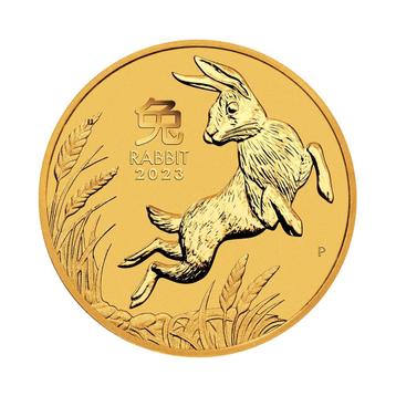 Gouden munt Lunar 2023 1/4 troy ounce beschikbaar voor biedingen