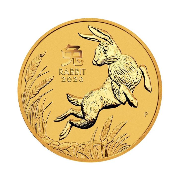 Gouden munt Lunar 2023 1/4 troy ounce, Postzegels en Munten, Edelmetalen en Baren, Verzenden