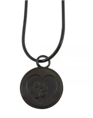 Assieraaqd, ashanger rond hondenpoot zwart, Sieraden, Tassen en Uiterlijk, Kettinghangers, Zwart, Nieuw, Dier, Overige materialen