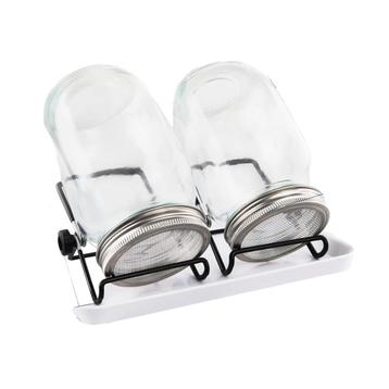 Kiemglas - 2 Stuks - 1000ML - Kiempot set - Groente kiemen - beschikbaar voor biedingen