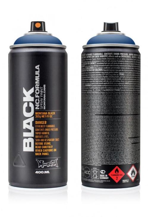 Montana Black BLK5080 Ultramarine 400 ml, Doe-het-zelf en Verbouw, Verf, Beits en Lak, Nieuw, Verzenden