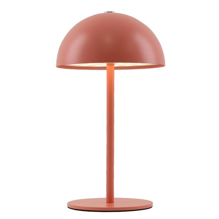 Retro tafellamp terracotta, Douwe, 4W, dim to warm LED, met, Huis en Inrichting, Lampen | Tafellampen, Nieuw, Metaal, Minder dan 50 cm