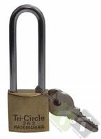 Hangslot Tri-Circle, 38mm, Hoogte 73mm, Breedte 32.5mm, Dikt, Motoren, Accessoires | Sloten, Ophalen of Verzenden, Nieuw