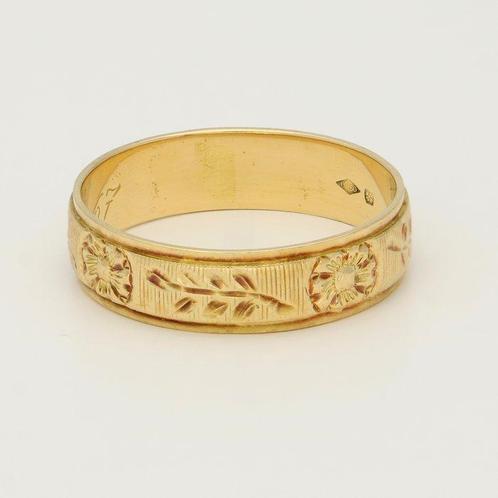 Ring - 18 karaat Geel goud, Sieraden, Tassen en Uiterlijk, Ringen