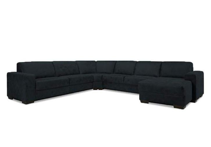 Hoekbankstel Malden - hoekbanken - Antraciet, Huis en Inrichting, Banken | Sofa's en Chaises Longues, Nieuw, Stof