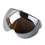 Flip up 3 knop brilvizier zilver reflectie, Verzenden, Nieuw met kaartje