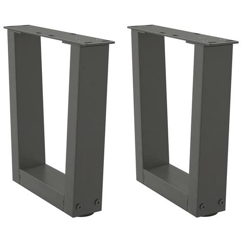 vidaXL Salontafelpoten 2 st V-vormig 40x(30-31,3) cm staal, Huis en Inrichting, Tafelonderdelen, Nieuw, Verzenden