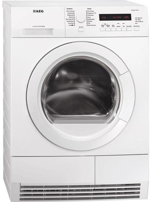 Aeg T76287nac Condensdroger 8kg, Witgoed en Apparatuur, Wasdrogers, Zo goed als nieuw, Voorlader, 85 tot 90 cm, Ophalen of Verzenden