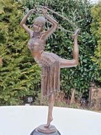 sculptuur, groot formaat hoepel scarab danseres - 51 cm -
