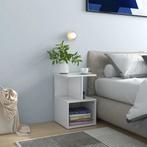 vidaXL Nachtkastjes 2 st 35x35x55 cm bewerkt hout hoogglans, Minder dan 45 cm, Verzenden, Nieuw, 55 tot 70 cm