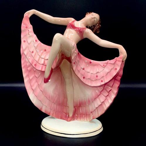 Katzhütte - Hertwig & Co - Can Can (30 cm) - Art Deco - ca, Antiek en Kunst, Antiek | Glas en Kristal