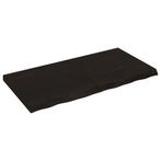 vidaXL Tafelblad 120x60x(2-6)cm behandeld eikenhout, Huis en Inrichting, Tafels | Eettafels, Verzenden, Nieuw