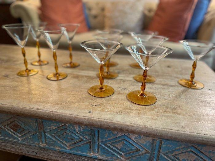 Ludwig Moser und Söhne - Josef Hoffmann - Wijnglas (11) -, Antiek en Kunst, Antiek | Glas en Kristal