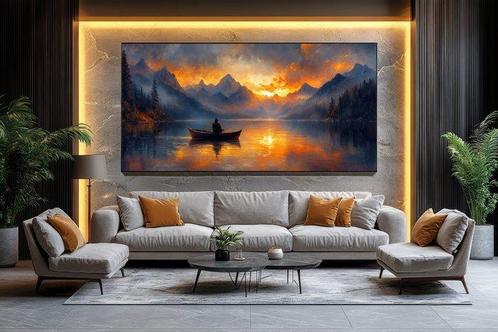 Iconica - Calm Fishing · XXL, Antiek en Kunst, Kunst | Schilderijen | Modern