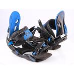 M L snowboard bindingen NITRO FREESTYLE CUSTOM, black/blue, Sport en Fitness, Snowboarden, Verzenden, Gebruikt, Bindingen