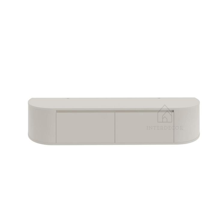 Elegance Collection Japandi Aura Curved TV Meubel, Huis en Inrichting, Kasten | Televisiemeubels, 25 tot 50 cm, Nieuw, Overige materialen