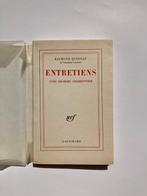 Signé; Raymond Queneau - Entretiens avec Georges Charbonnier