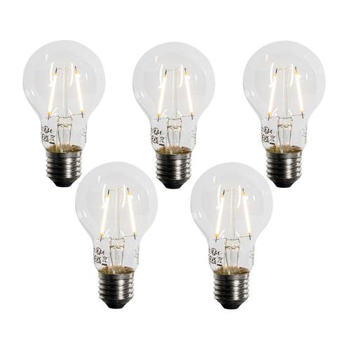 Set van 5 E27 LED lamp A60 lux sensor 2,5W 250 lm 2200K, Huis en Inrichting, Lampen | Losse lampen, Nieuw