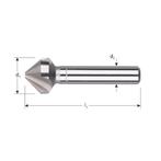 Rotec HSS-E PM Verzinkfrees 90°, DIN335C, ø6,3 (M3), Verzenden, Nieuw