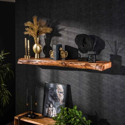 Wandplank Nola massief 150 cm, Huis en Inrichting, Woonaccessoires | Wandplanken en Boekenplanken, Verzenden