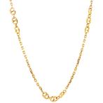 Gouden anker en koffieboon collier 18 krt, Sieraden, Tassen en Uiterlijk, Kettingen, Ophalen of Verzenden, Nieuw