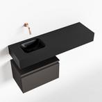 MONDIAZ ANDOR 50cm toiletmeubel dark grey. LEX 100cm, Ophalen of Verzenden, Nieuw, Bad