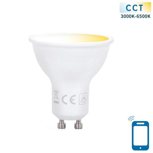 GU10 spot WiFi CCT 3000K-6500K | PAR16 warmwit - daglichtwit, Huis en Inrichting, Lampen | Losse lampen, Nieuw, Verzenden