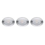 Set 3x Donna LED meubelspot keukenspot 3Watt rond, Huis en Inrichting, Ophalen of Verzenden, Nieuw