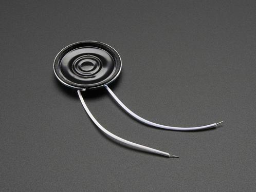 Mini metalen luidspreker met draden - 8 ohm 0,5W, Hobby en Vrije tijd, Elektronica-componenten, Verzenden