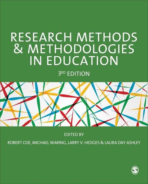 9781529729627 Research Methods and Methodologies in Educa..., Boeken, Studieboeken en Cursussen, Nieuw, Verzenden